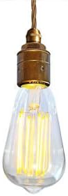 Lamp holder Edison Screw Cord Grip (Brass) - Image 4