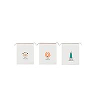 Accuyc Waterproof Transparent Plastic Travel Cosmetic Bags, Clear Multifunctional Toiletry Underwear Bags Cat Design Make Up Kit Soft Portable Case (Waterproof Travel Bags M)