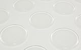 Self-Adhesive Rubber Feet Thin Clear Cylindrical Bumpers 1.23