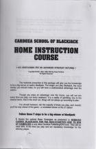 CARDOZA SCHOOL OF BLACKJACK HOME INSTRUCTION COURSE by (Plastic Comb)