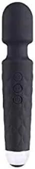 Mini Wireless Vibrating Wand Massager, Waterproof Rechargeable pocket rocket Body Massager