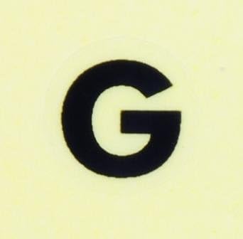 Amazon イニシャルネイルシール アルファベット 2ゴシック G Bk 各1シート9枚入 Mmilly シール ステッカー 通販