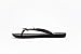 Ipanema Women's Wave Heart Flip Flops, Black/Gold, 10 Medium US