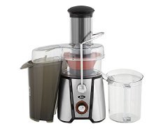 Oster JusSimple 5 Speed Easy Clean Juice Extractor with Extra-Wide Feed Chute, FPSTJE9020-000, 1000W, Black/Silver