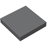 Classic Bricks Tile 2 x 2 100 Piece, Compatible with Lego Parts 3068, Creative Play Set - 100% Compatible with Lego and All Major Brick Brands(Colour:Dark Gray)