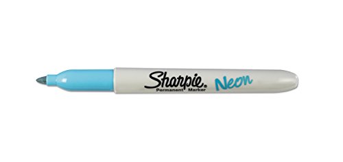 Sharpie Sharpie Neon Fine Point Permanent Marker, Open Stock, Blue (1860448)
