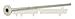 STEERING SHAFT,CHROME 3/4