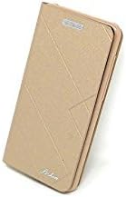Qunik Lishen Imported Flip Cover Case for Lenovo K8 Note - Gold