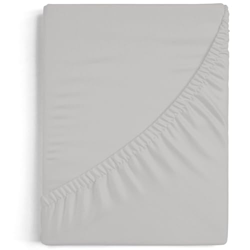 Burrito Blanco | Fitted Sheets 105 x 190/200 cm | Bed 105 cm 100% Cotton Fabric | Design A8 Grey