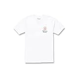 Volcom Men's Ezduzit Short Sleeve Tee, White, Small