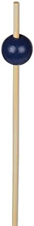 Blue Bead Appetizer or Sandwich Picks / Swizzle Sticks - 6" - 100ct