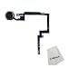 Home Button Key Flex Cable Finger Touch Assembly Replacement Part for Ipad Mini 3 (Black)