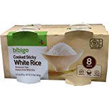 LIMITED EDITION - Bibigo Restaurant-Style Cooked Sticky White Rice, 8 - 7.4-ounce Bowls