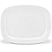 Lenox Opal Innocence Carved Oversized Platter, White -