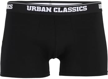 Homme Modalsonger Shorts Dubbelpack Caleçon Boxeur, Noir, M EU