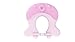 EZ-PZ Pink Baby Bath Visor Cap - Adjustable, Comfortable, Soft, Flexible, Snug, Waterproof & Elastic Ring Hat - for Shower, Bathtub, Sun Bathing, Hair Cutting, Pool, Beach, for Toddler Kid & Adult