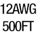 Mediabridge™ 12AWG 2-Conductor Speaker Wire (500 Feet, White) - 99.9% Oxygen Free Copper - UL Listed CL2 Rated for in-Wall Use (Part# SW-12X2-500-WH)
