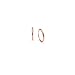 Sterling Silver Small Endless Hoop Earrings 8MM for Cartilage Nose and Lips Rose Gold Tone