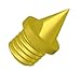 100 1/4 inch (6mm) Gold-Toned Steel Track and Cross Country Spikes