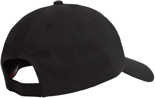 Herren Cap Linear Logo mit Klettverschluss, Schwarz (Black), Einheitsgröße