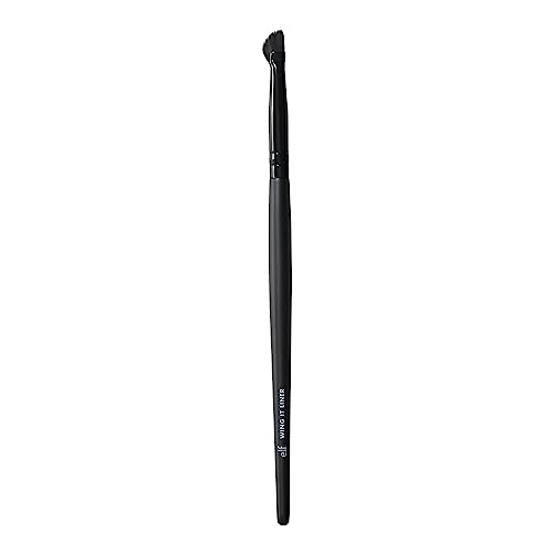 e.l.f. Wing It Liner Brush, Curved Eyeliner Brush For Creating a Precise Winged Look, Made With Synthetic Bristles, Vegan & Cruelty-Free