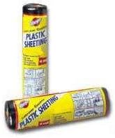 2/PACK WARP BROTHERS CARRY-HOME COVERALL 20X50FT 4MIL BLACK PLASTIC SHEETING