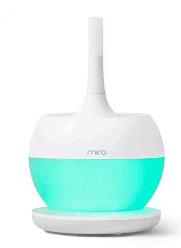 Photo 1 of MIRO-NR08M Cream White Completely Washable Modular Sanitary Humidifier, Large Room, Easy to Clean, Easy to Use - Premium Cool-Mist Humidifier. Touch Control Colorful LEDs, Powerful humidification