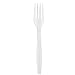 Comfy Package [500 Count] Heavy Duty White Plastic Forks, Extra Heavyweight Disposable Forks Perfect for Restaurants, Parties, and Dinner