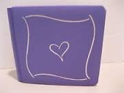 Creative Memories 7x7 Purple Heart Album with Pages