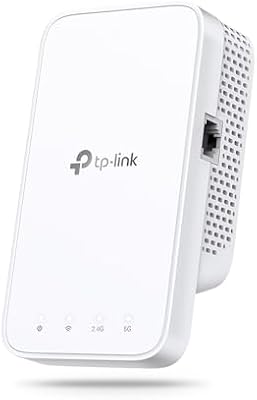 Repetidor wifi tp-link re330, amplificador ac1200, extensor até 120 m2, repetidor potente com porta ethernet, compatível com todas as caixas de internet