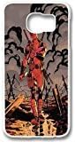 daredevil mashup deadpool superhero For Samsung Galaxy S6 White Case