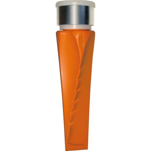 Fiskars Dreh-Spaltkeil, Gehaerteter Stahl (geschmiedet), Polymer-Schlagflaeche mit Metallring, Orange, SAFE-T, 1001615
