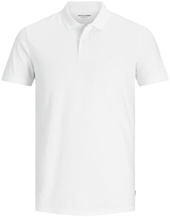 Homme Jjebasic Noos Polo, Blanc, L EU