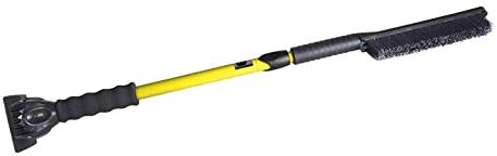 ArtMuseKits 42" Ice Chisel Telescopic Snowbrush (Yellow)
