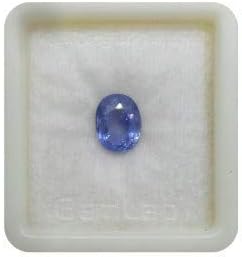 Kirti SalesCeylon Blue Sapphire Neelam Lab-Certified Unheated Untreated 4.45 Carat/5.25 Ratti Cylone Quality Blue Sapphire Neelam 100% Original Blue Sapphire Ceylon (Blue Sapphire)