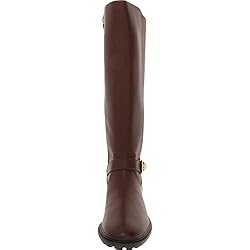 COACH Farrah Leather Boot Walnut 6 B