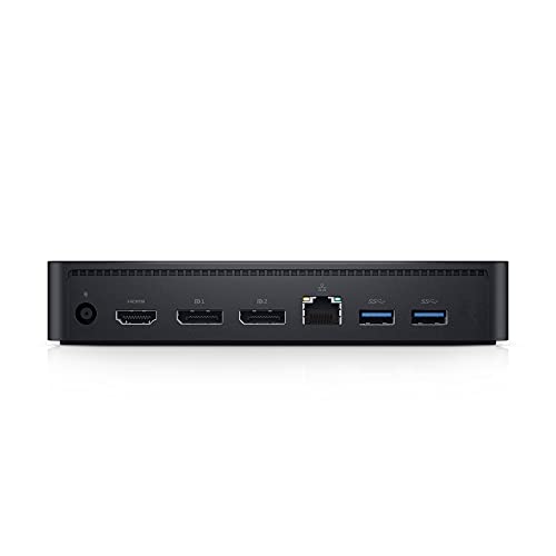 DELL Dell USB-A/-C Dockingstation D6000S USB3.0 130W (Renewed)