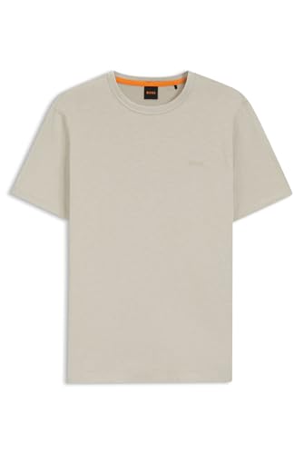 BOSS T-Shirt Aus Baumwoll-Jersey Mit Logo-Detail