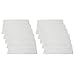B-caton Birdseye 3-Ply Prefold Absorbent Baby Cloth Diapers Covers Thick Cotton Changing Pad Liners, White,(10 Pcs, 18.9