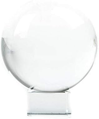 10cm glass crystal ball with glass stand Excellent quality and clarity sphere healing ball