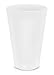 Silipint Silicone Pint Glass, Patented, BPA-Free, Shatter-proof, Unbreakable Silicone Cup Drinkware (Single, Frosted White)