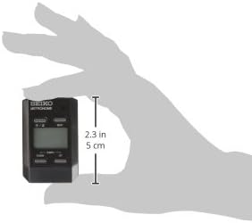 Seiko Metronome (DM51B), Black, 37(W)×57(H)×34(D)mm - Image 4