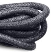 [2 Pairs] Pack Waxed Round Oxford Shoe Laces for Dress Shoes Chukka 3/32Inch Thin