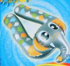 Kids Animal Split Ring - Elephant