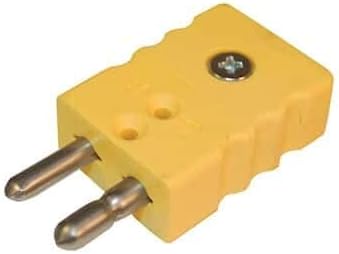 Digi-Sense Type-K Thermocouple Connector Male Plug Standard 5 Pack
