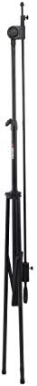 Large Professional Microphone Stand with Boom and Base Aluminium Tripod with Joint Set Up In Nylon, Black - Image 3