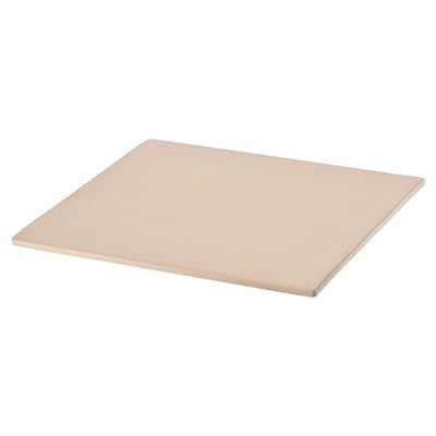 NEW-American Metalcraft (STONE14) - 15" x 14" Rectangular Economy Pizza Stone