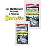 2 Pack Auto Odor Eliminator Control System Car Bomb Tobacco Smell StarBrite