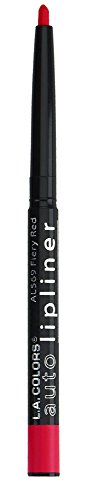 L.A. Colors Automatic Lipliner Pencil, Fiery Red, 0.009 Ounce