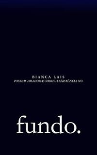 Livro poesias amadoras sobre a existência no fundo